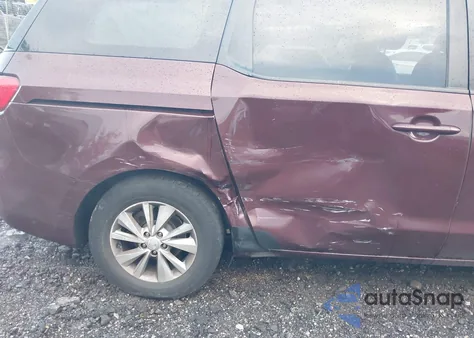 2017 Kia Sedona Lx из США, поврежденный, VIN KNDMB5C19H6282158